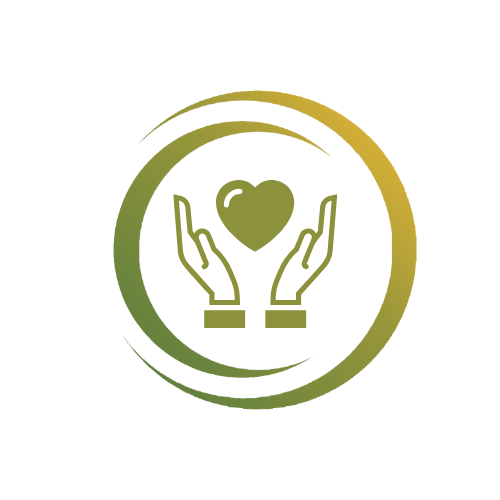 Icon: Zwei Hände, die ein Herz halten als Symbol für den Raum, der im Coaching gehalten wird