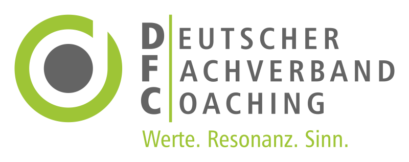 Logo des Deutschen Fachverband Coaching - Werte. Resonanz. Sinn.
